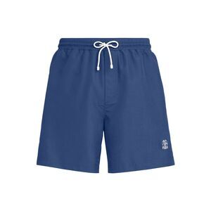 Brunello Cucinelli Men Swimsuit With Embroidered Logo